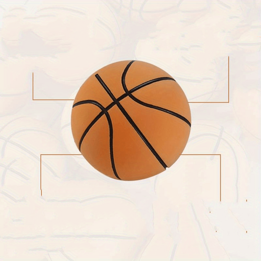 Mini Rubber Basketball for Kids - Perfect Stress Relief Gift