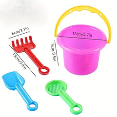 Plastic Beach Bucket Set Sand Digging Toy