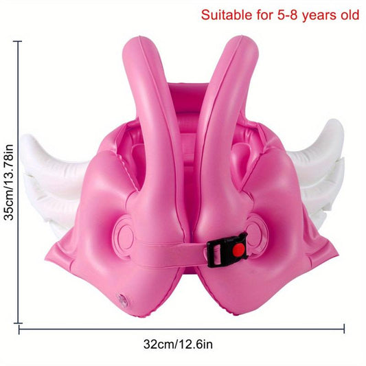 Kids Inflatable Swim Vest & Angel Wing Pool Float