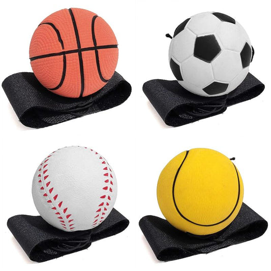 Sports Wrist Balls Set - Basketball, Football, Baseball, Tennis