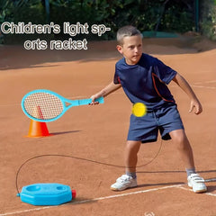 Children's Tennis Trainer Single Rebound Self training Artifact