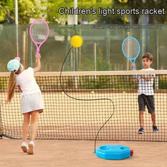 Children's Tennis Trainer Single Rebound Self training Artifact