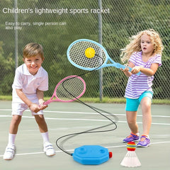 Children's Tennis Trainer Single Rebound Self training Artifact