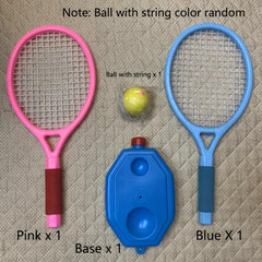 Children's Tennis Trainer Single Rebound Self training Artifact