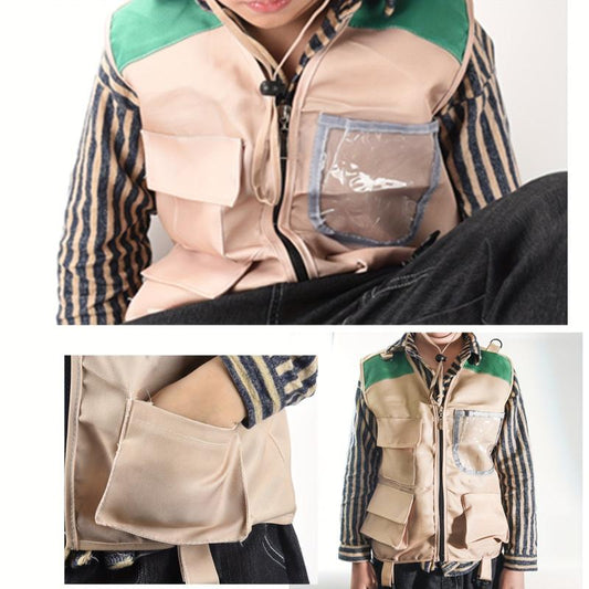 Kids Outdoor Adventure Vest Cosplay Set