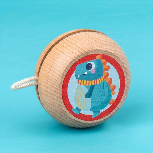 Animal Cartoon Wooden Yo Yo Ball Educational Toy