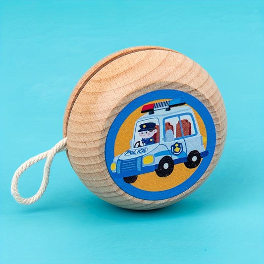 Animal Cartoon Wooden Yo Yo Ball Educational Toy
