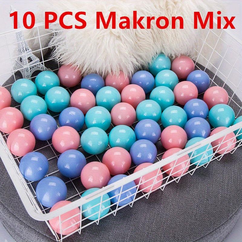 Soft Plastic Ball Pit Balls - Ideal for Baby and Toddler, Tent, Pool, Water Toy