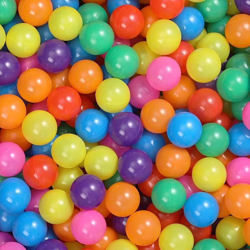 Soft Plastic Ball Pit Balls - Ideal for Baby and Toddler, Tent, Pool, Water Toy