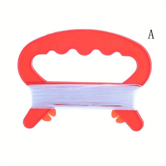 Kids Outdoor Sports Flying Kite String Line D Shape Winder Board Tool
