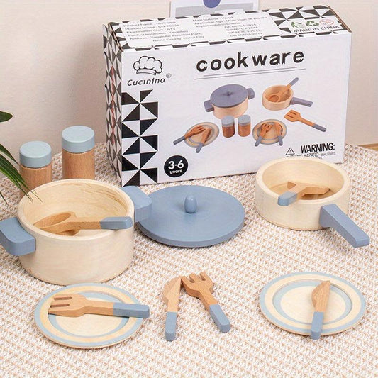 Kids Play House Kitchen Toy Set - Cooking Kindergarten Interactive Toys