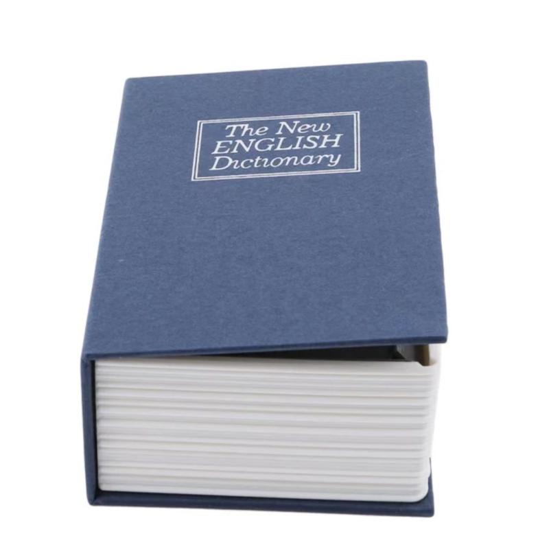 Hidden Book Safe with Lock Secret Security Stash PASSWORD