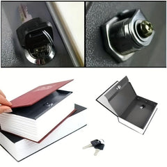 Hidden Book Safe with Lock Secret Security Stash PASSWORD