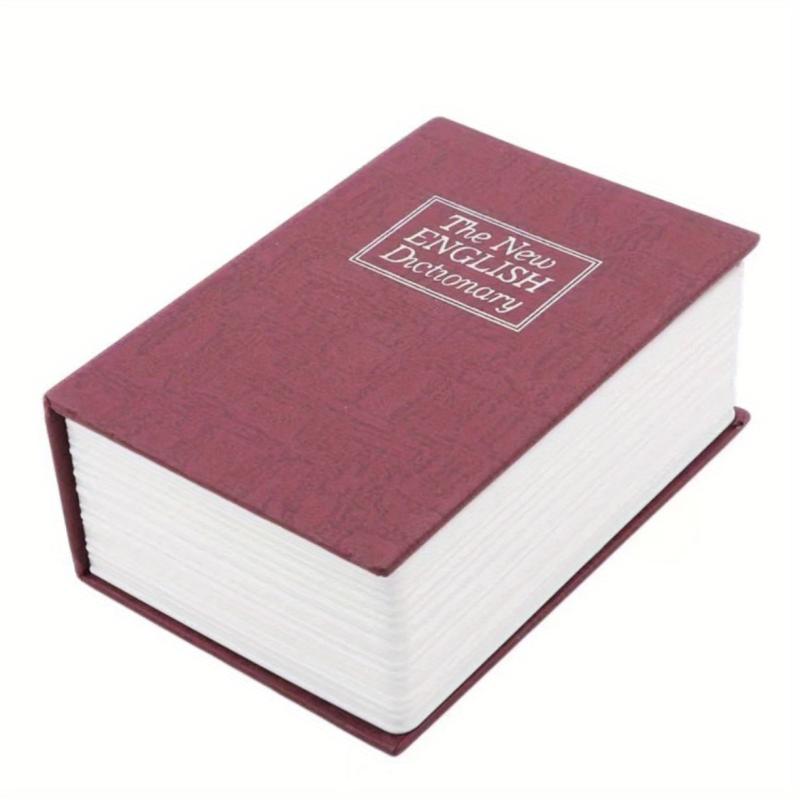 Hidden Book Safe with Lock Secret Security Stash PASSWORD