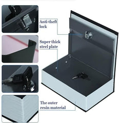 Hidden Book Safe with Lock Secret Security Stash PASSWORD