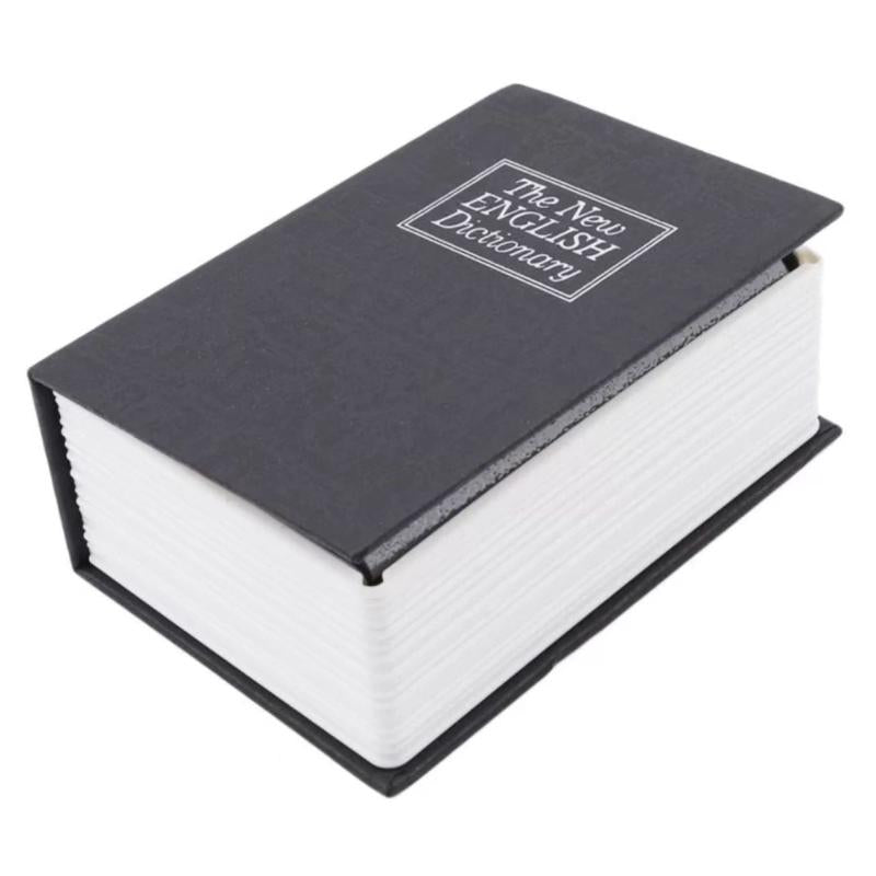 Hidden Book Safe with Lock Secret Security Stash PASSWORD