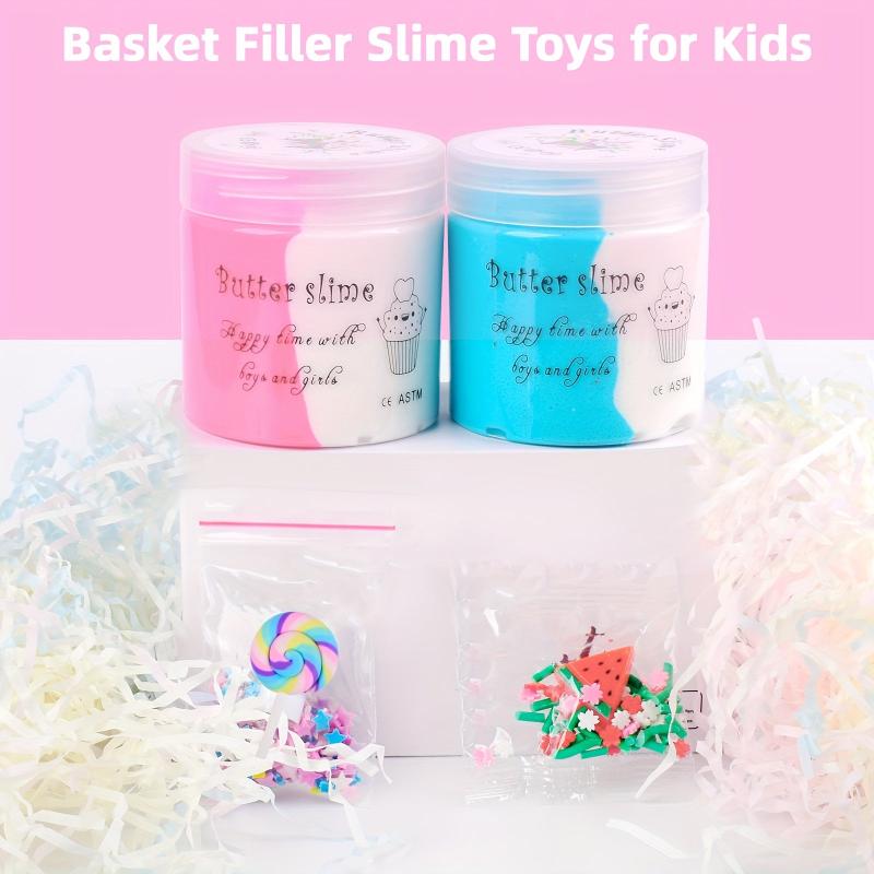2pcs Cotton Mud & Slime Set in Pink Color for Kids
