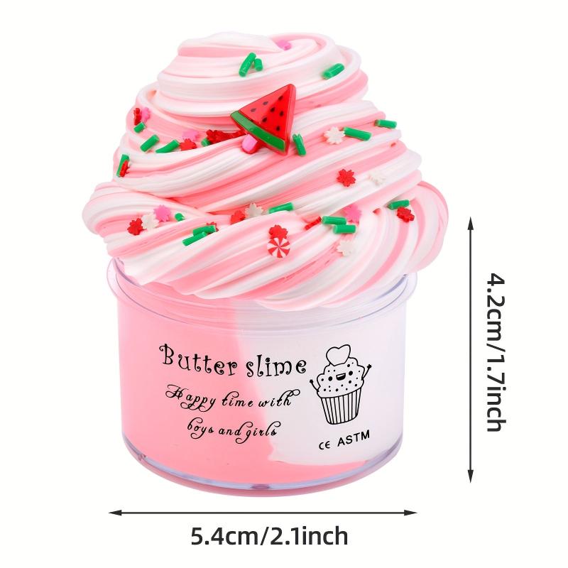 2pcs Cotton Mud & Slime Set in Pink Color for Kids