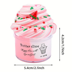 2pcs Cotton Mud & Slime Set in Pink Color for Kids