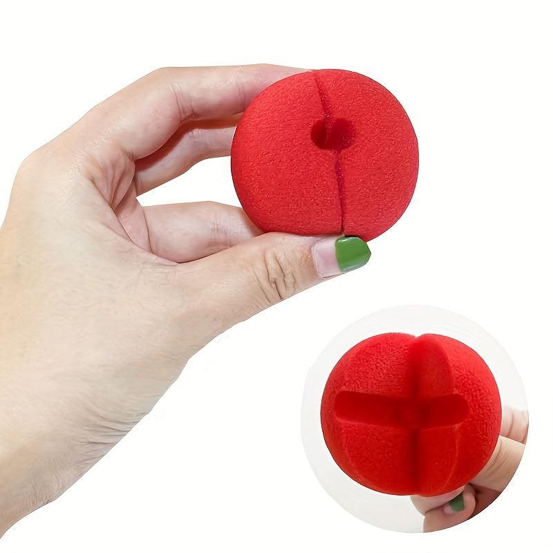 10pcs Sponge Clown Nose Red Nose Halloween Carnival Decoration