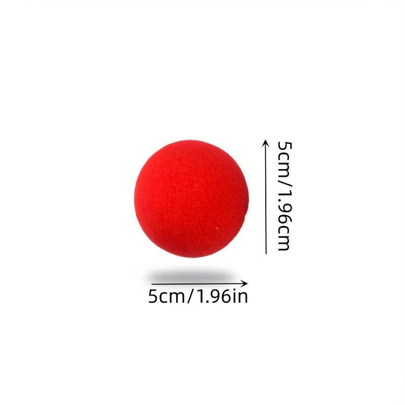 10pcs Sponge Clown Nose Red Nose Halloween Carnival Decoration