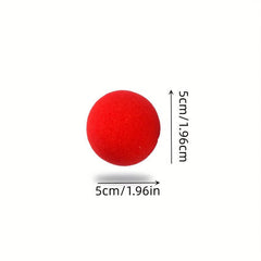 10pcs Sponge Clown Nose Red Nose Halloween Carnival Decoration