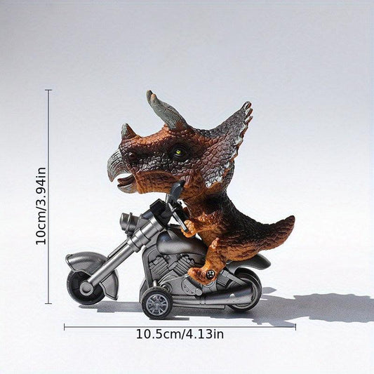 T-Rex Riding Motorcycle Dinosaur Gift For Kids