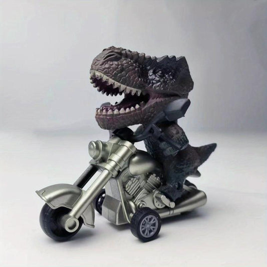 T-Rex Riding Motorcycle Dinosaur Gift For Kids