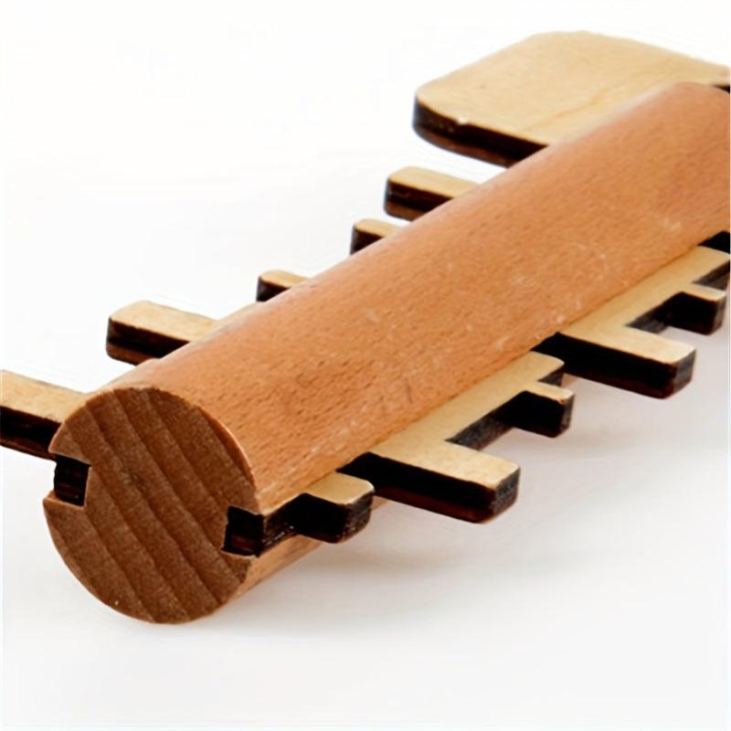 Wooden Toy Unlock Puzzle Key Funny Lock Toys