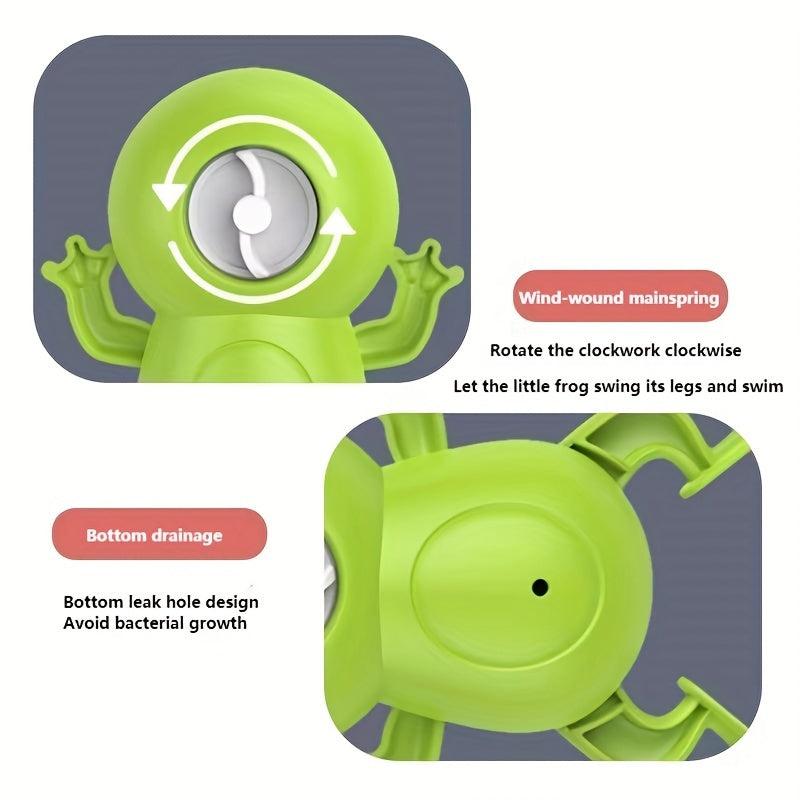 Toddler Pool Toy: Funny Wind-Up Swimming Turtle Bath Toy