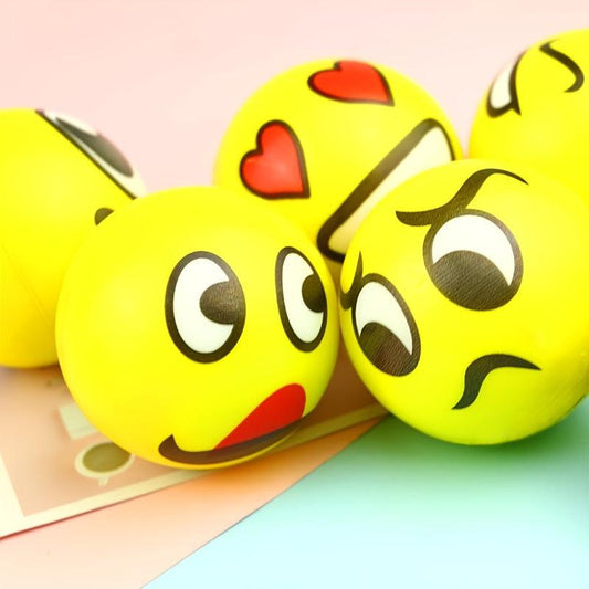 Soft PU Stress Balls in Assorted Colors - Fun Party Favors for Kids