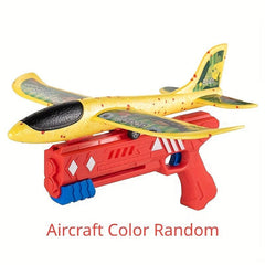 Airplane Launcher Toy Children Bubble Catapult Plane Catapult Gun