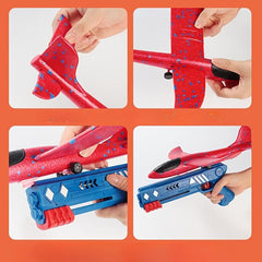 Airplane Launcher Toy Children Bubble Catapult Plane Catapult Gun