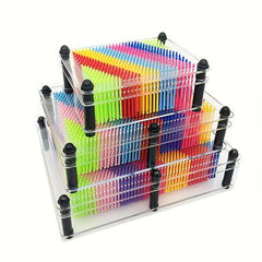 Rainbow Plastic Square Hand Print 3D Clone Hand Mold