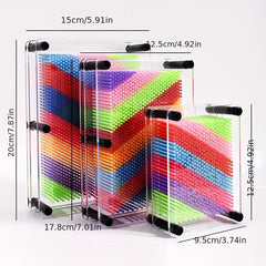 Rainbow Plastic Square Hand Print 3D Clone Hand Mold