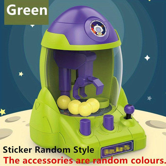 Kids Mini Space Rocket Ball Grabber Bean Clip Game Family Puzzle Toy