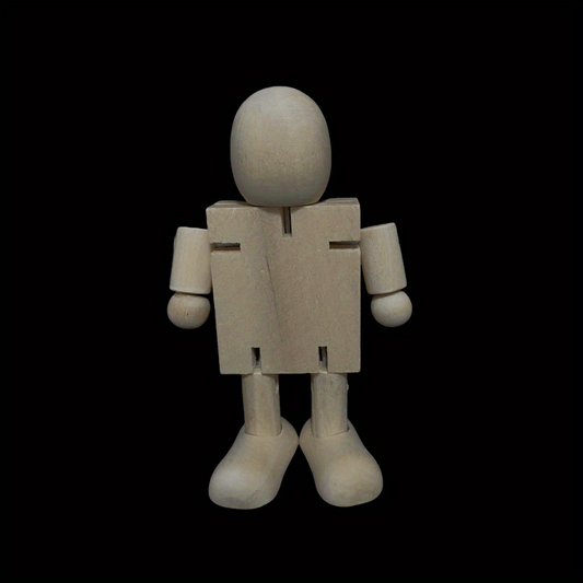 Wooden Man Joint Puppet Educational Toy