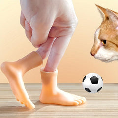 Small Hand Toys Cat Teasing Toys Mini Tricky Football Props