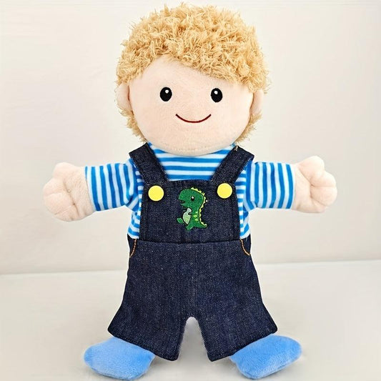 Cartoon Family Hand Puppet Toy Interactive Plush Doll Male