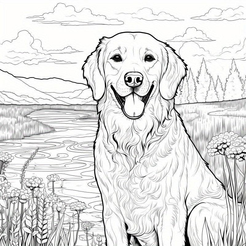 22pcs Dog World Coloring Book Halloween Thanksgiving Christmas Party