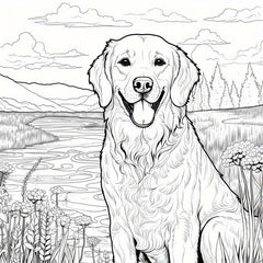 22pcs Dog World Coloring Book Halloween Thanksgiving Christmas Party