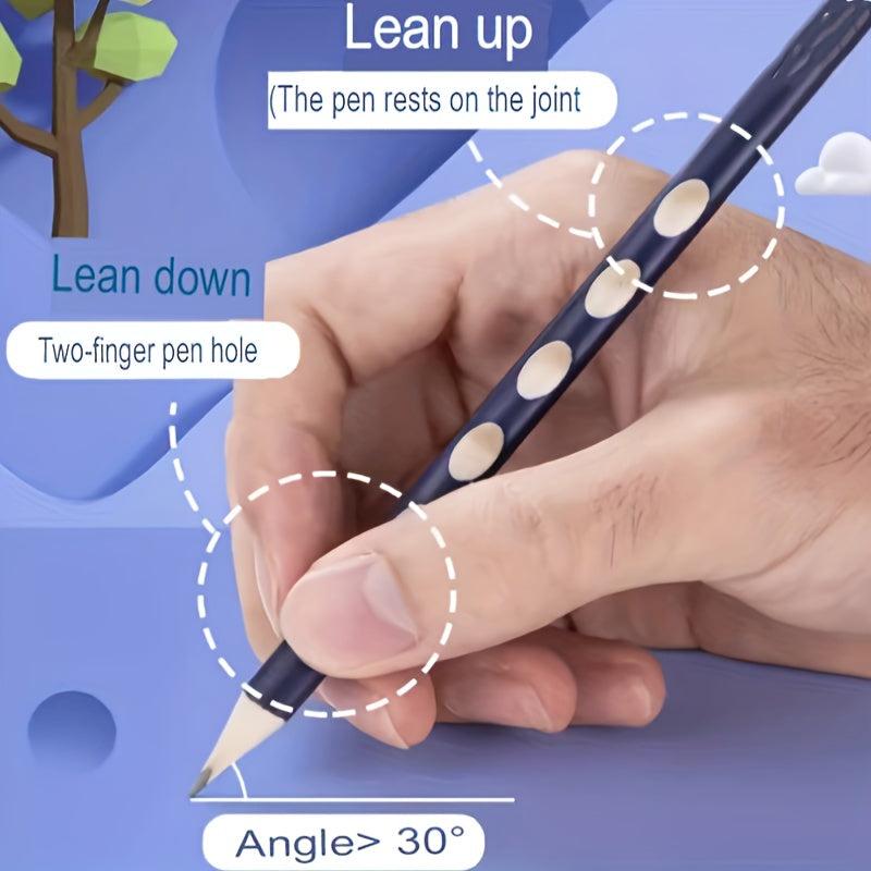 Triangle Pencil Sketch Stationery Supplies Writing Pen Finger Correction Grip