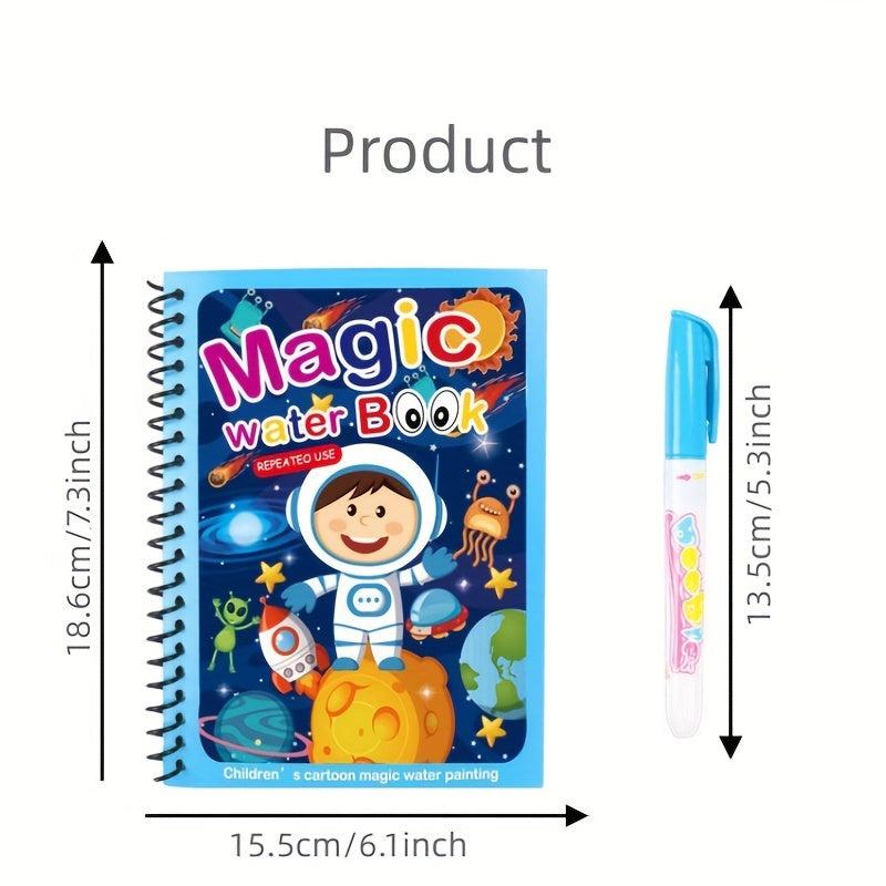 Children's DIY Magic Water Painting Book