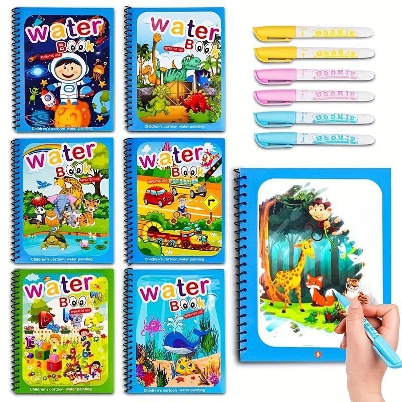 Children's DIY Magic Water Painting Book