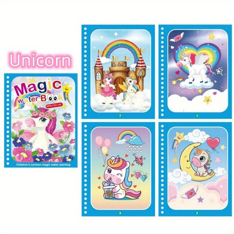 Children's DIY Magic Water Painting Book