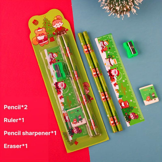 5pcs Christmas Cartoon Painting Tools Set