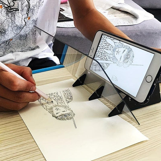 Optical Drawing Board Portable Sketching Tool Projection Copying Board