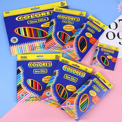 Children's Colored Pencils Set, 24pcs School Supplies