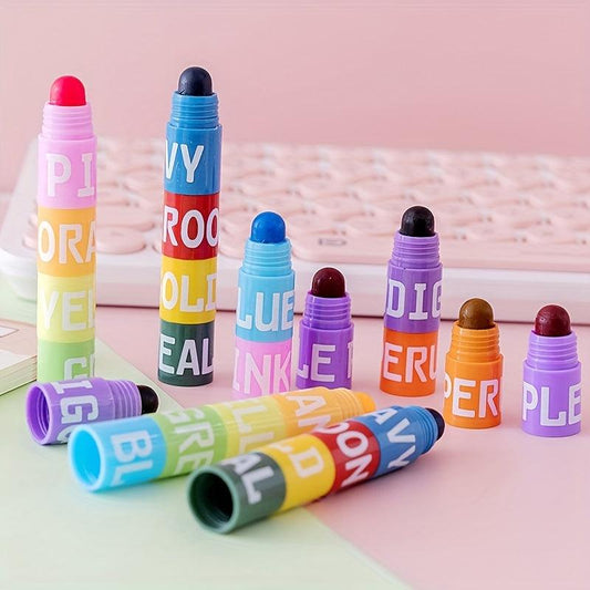 Vintage Fluorescent Markers Set of 12 for Students