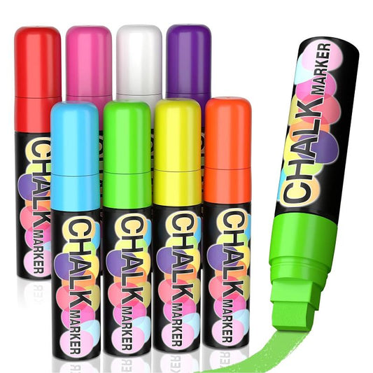 8 Colors Washable Chalk Window Marker Pens Assorted